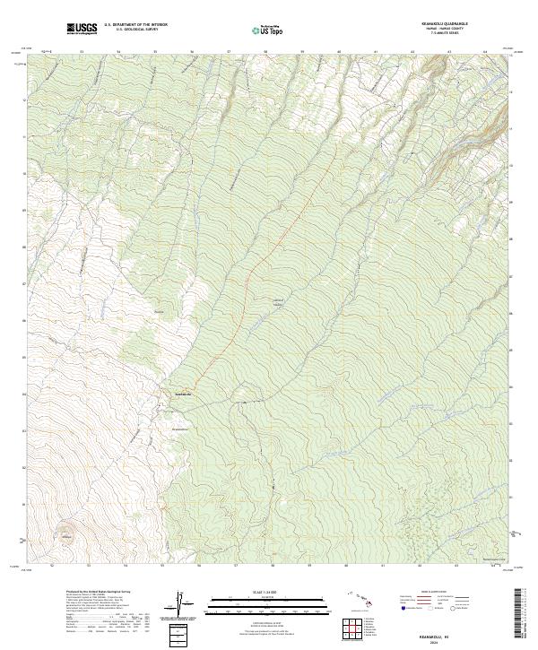 Keanakolu, HI — USGS 7.5-minute topo (2024)