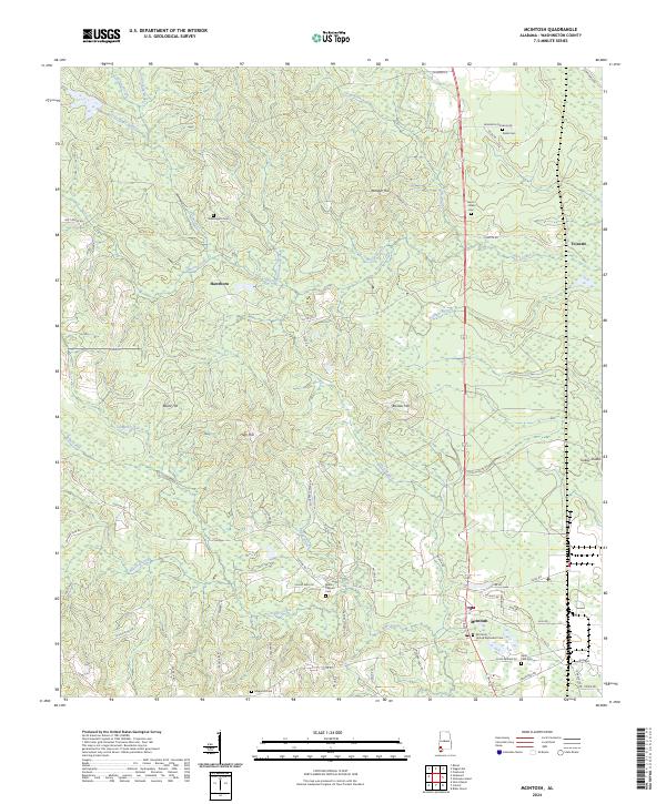 McIntosh, AL — USGS 7.5-minute topo (2024)