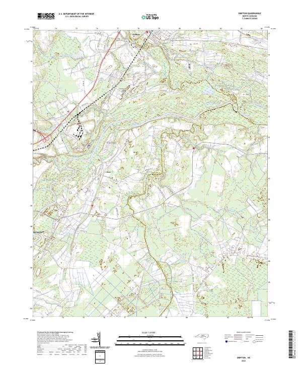 Grifton, NC — USGS 7.5-minute topo (2022)