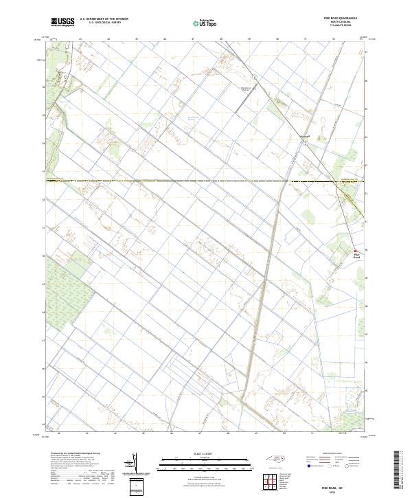 Pike Road, NC — USGS 7.5-minute topo (2022)