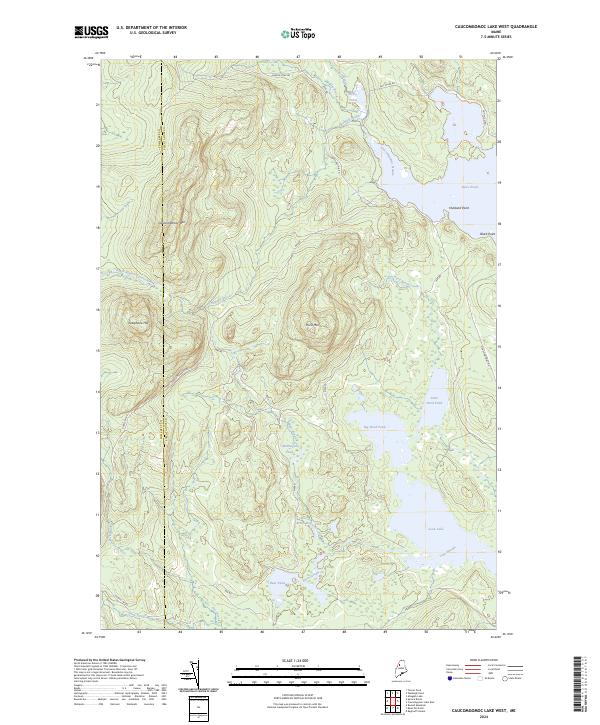 Caucomgomoc Lake West, ME — USGS 7.5-minute topo (2024)