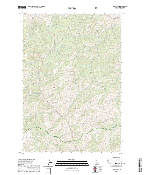 Safety Creek, ID — USGS 7.5-minute topo (2024)