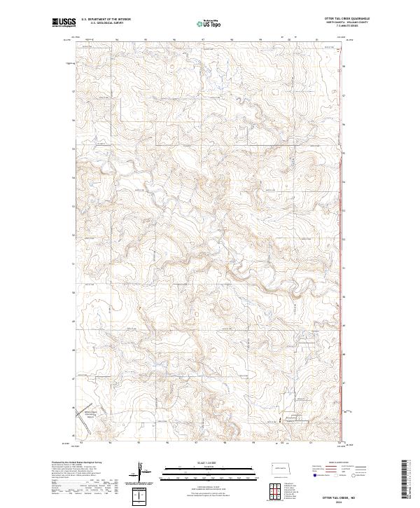 Otter Tail Creek, ND — USGS 7.5-minute topo (2024)