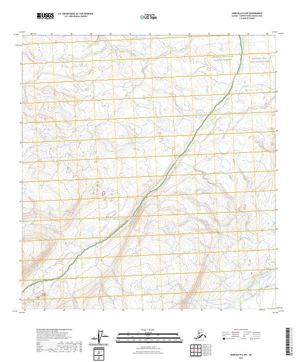 Nabesna B-6 NW, AK — USGS 7.5-minute topo (2023)