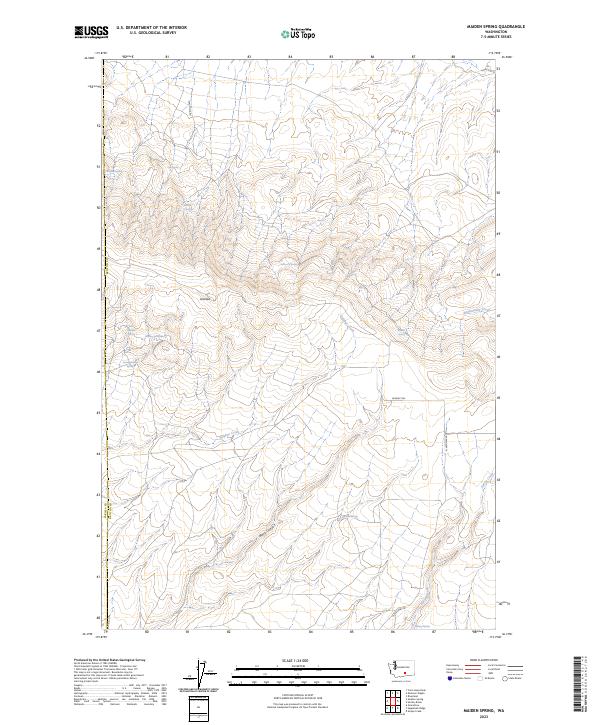Maiden Spring, WA — USGS 7.5-minute topo (2023)