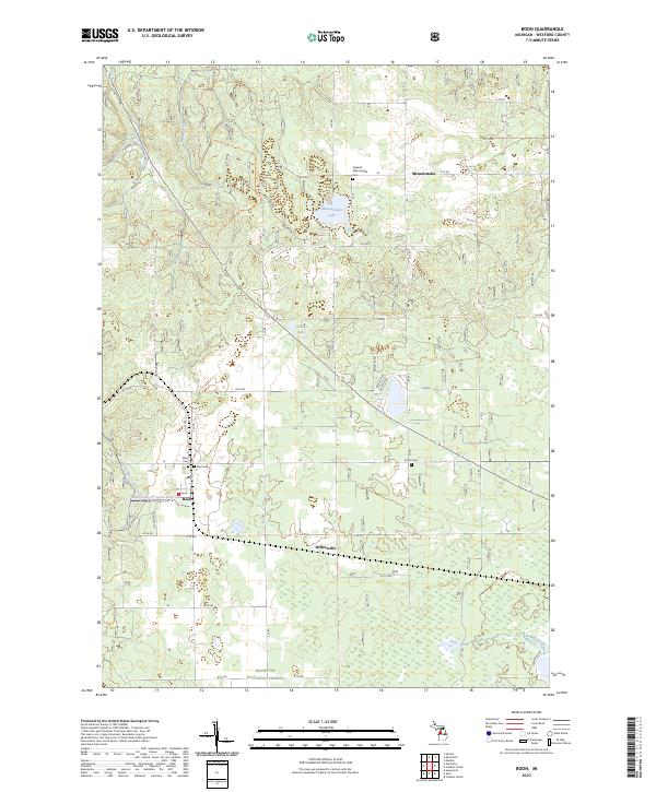Boon, MI — USGS 7.5-minute topo (2023)