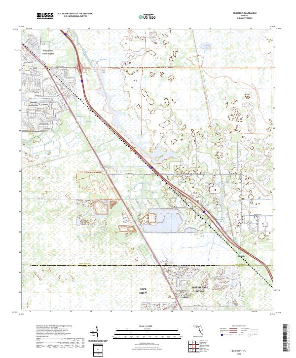Gilchrist, FL — USGS 7.5-minute topo (2024)