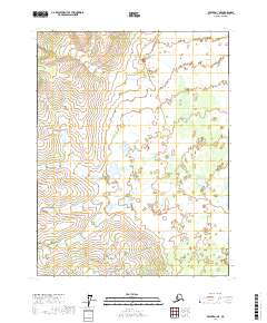Beaver D-1 NE, AK — USGS 7.5-minute topo (2017)
