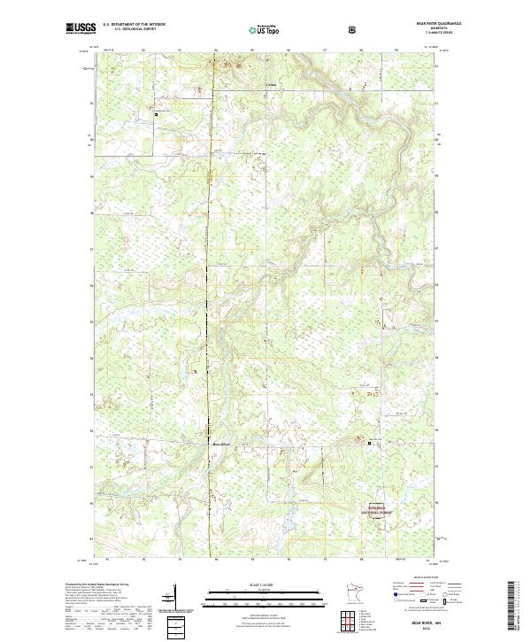 Bear River, MN — USGS 7.5-minute topo (2022)