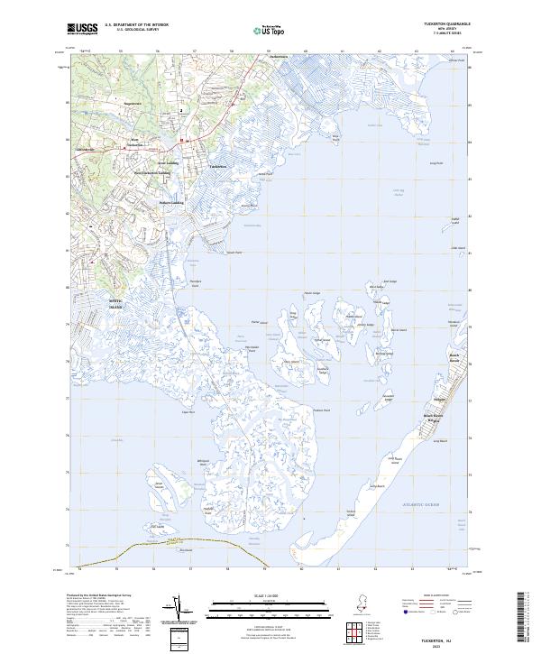Tuckerton, NJ — USGS 7.5-minute topo (2023)