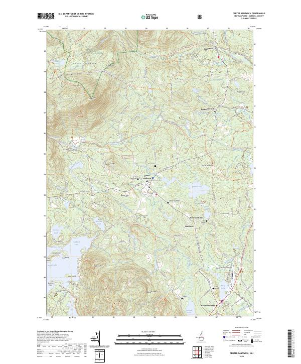 Center Sandwich, NH — USGS 7.5-minute topo (2024)