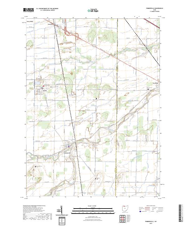 Pemberville, OH — USGS 7.5-minute topo (2023)