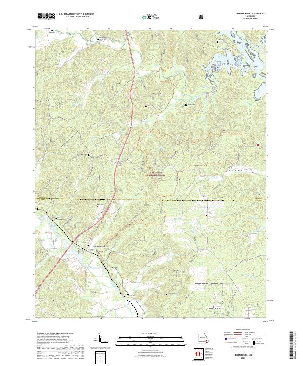 Hendrickson, MO — USGS 7.5-minute topo (2021)