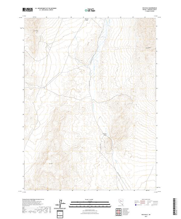 Sou Hills, NV — USGS 7.5-minute topo (2021)