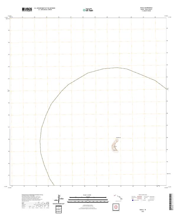 Kaula, HI — USGS 7.5-minute topo (2024)