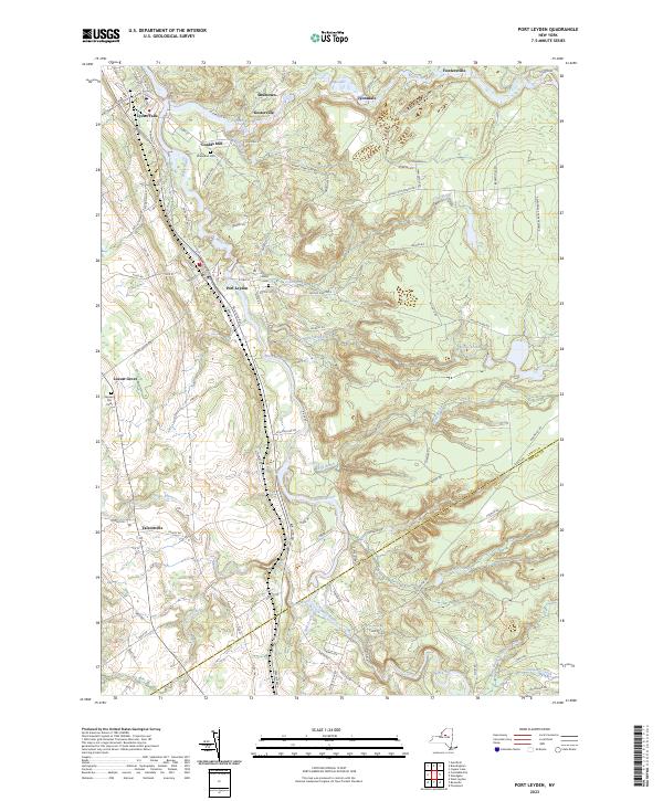 Port Leyden, NY — USGS 7.5-minute topo (2023)