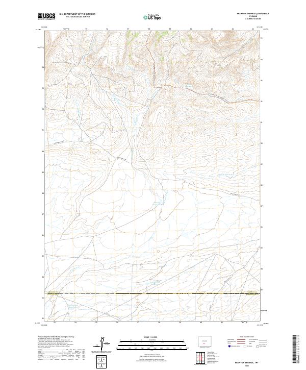 Brenton Springs, WY — USGS 7.5-minute topo (2021)