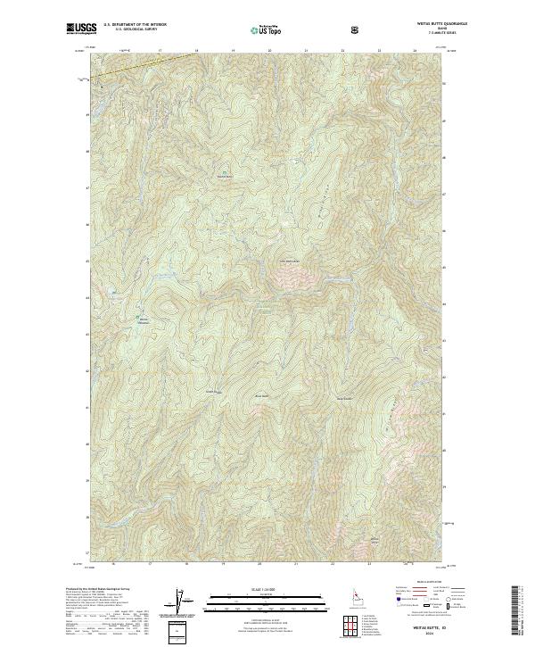 Weitas Butte, ID — USGS 7.5-minute topo (2024)