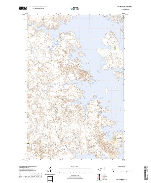 Ash Creek East, MT — USGS 7.5-minute topo (2024)