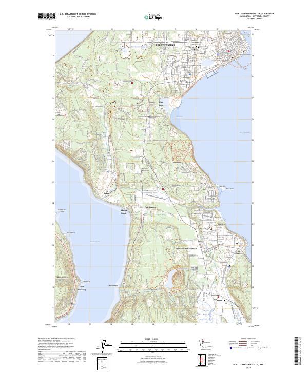 Port Townsend South, WA — USGS 7.5-minute topo (2023)