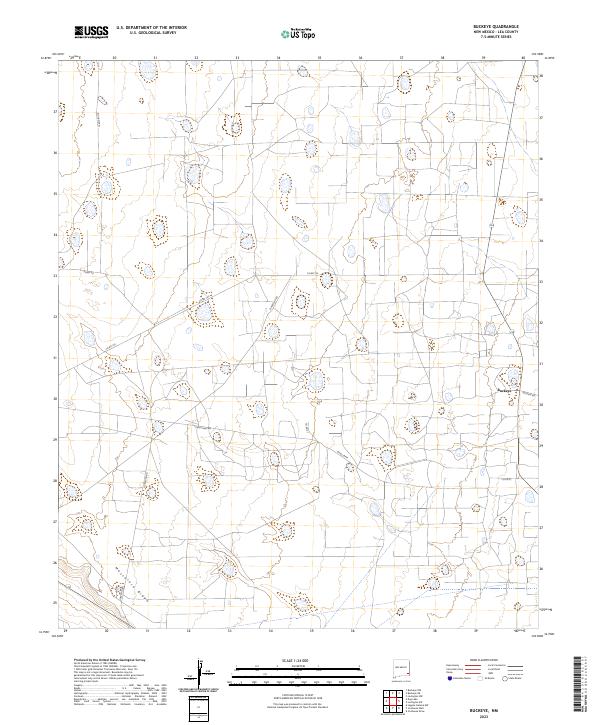 Buckeye, NM — USGS 7.5-minute topo (2023)