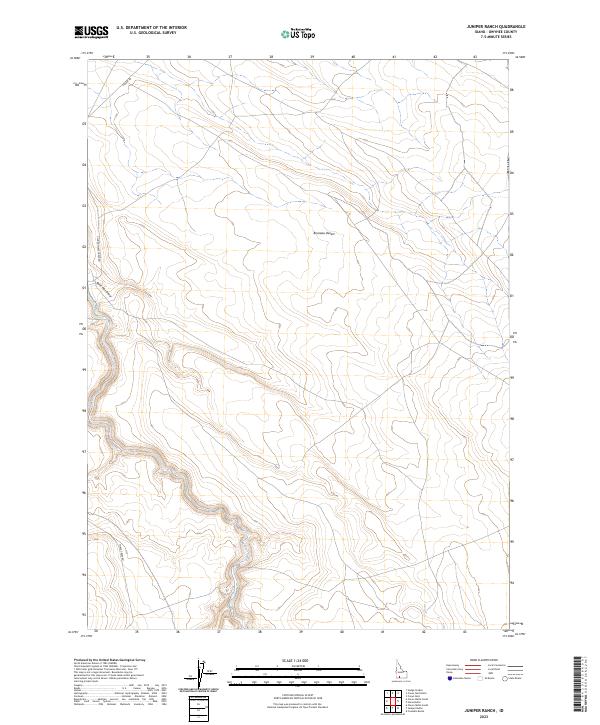 Juniper Ranch, ID — USGS 7.5-minute topo (2023)