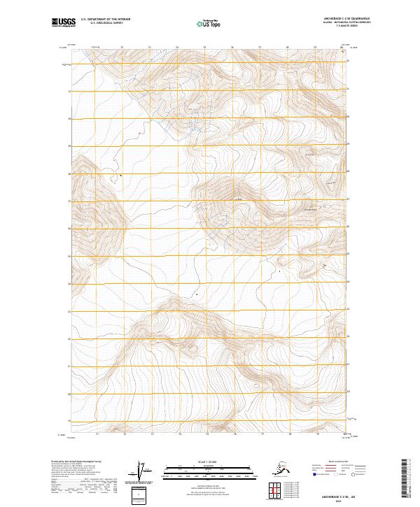 Anchorage C-2 SE, AK — USGS 7.5-minute topo (2023)