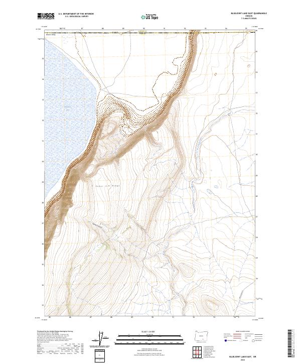 Bluejoint Lake East, OR — USGS 7.5-minute topo (2024)