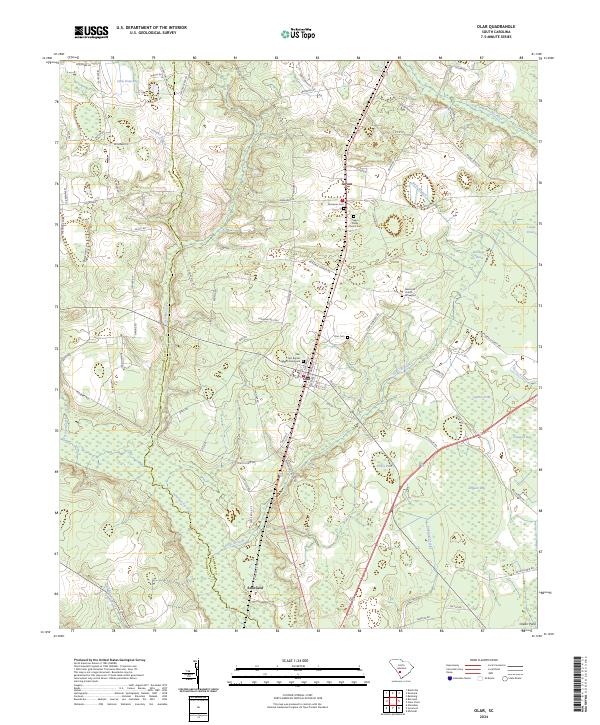 Olar, SC — USGS 7.5-minute topo (2024)