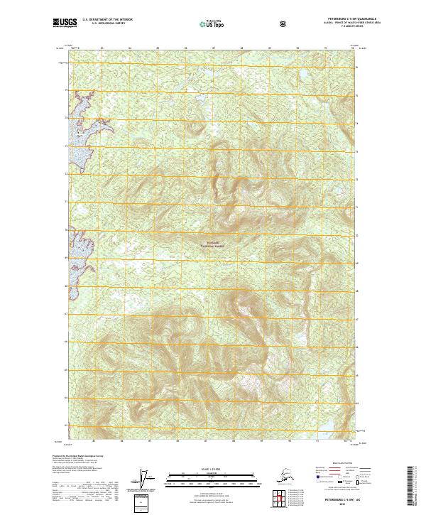 Petersburg C-5 SW, AK — USGS 7.5-minute topo (2021)