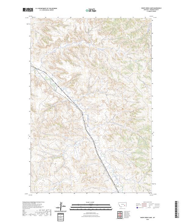 Sheep Creek Camp, MT — USGS 7.5-minute topo (2024)