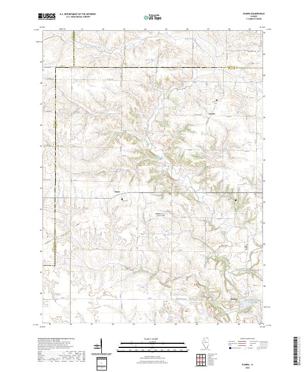 Elmira, IL — USGS 7.5-minute topo (2024)