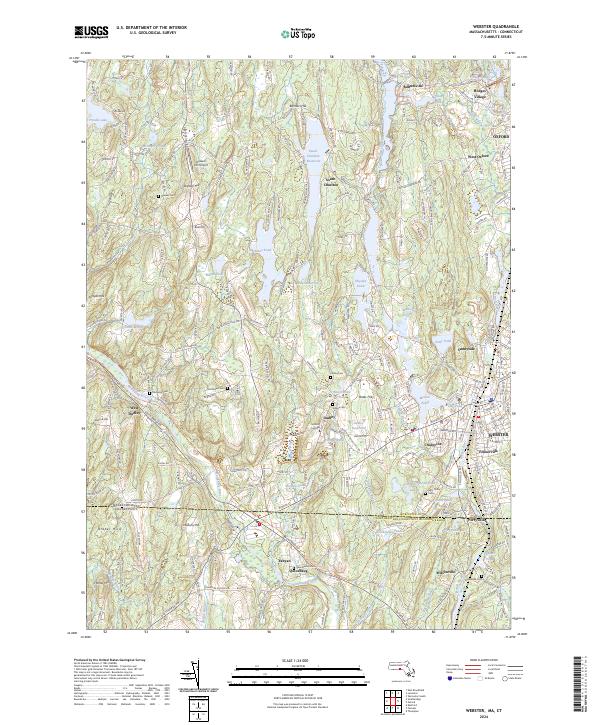 Webster, MA-CT — USGS 7.5-minute topo (2024)