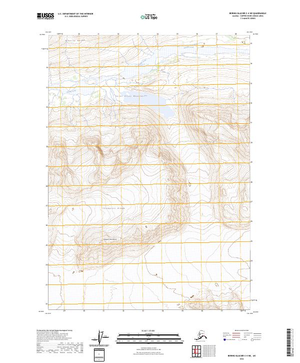 Bering Glacier C-4 NE, AK — USGS 7.5-minute topo (2024)
