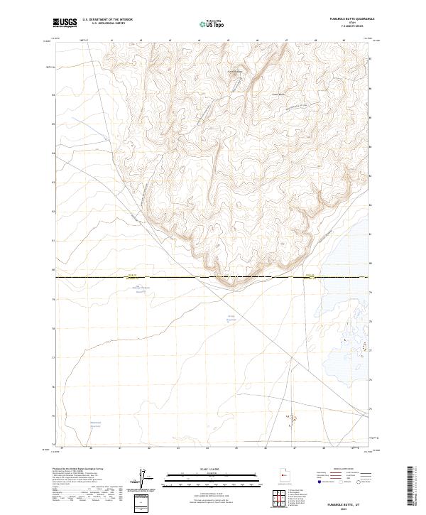 Fumarole Butte, UT — USGS 7.5-minute topo (2023)