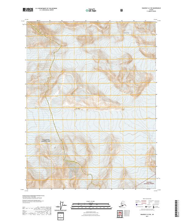 Skagway A-2 SW, AK — USGS 7.5-minute topo (2021)