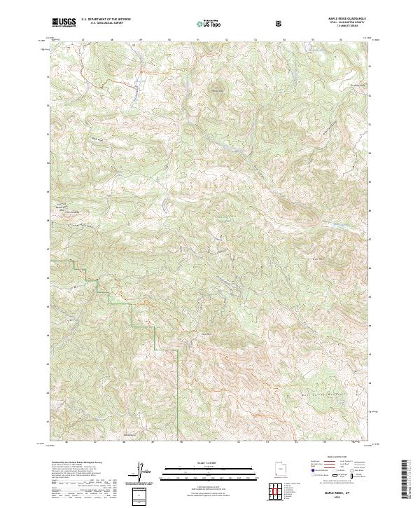 Maple Ridge, UT — USGS 7.5-minute topo (2023)