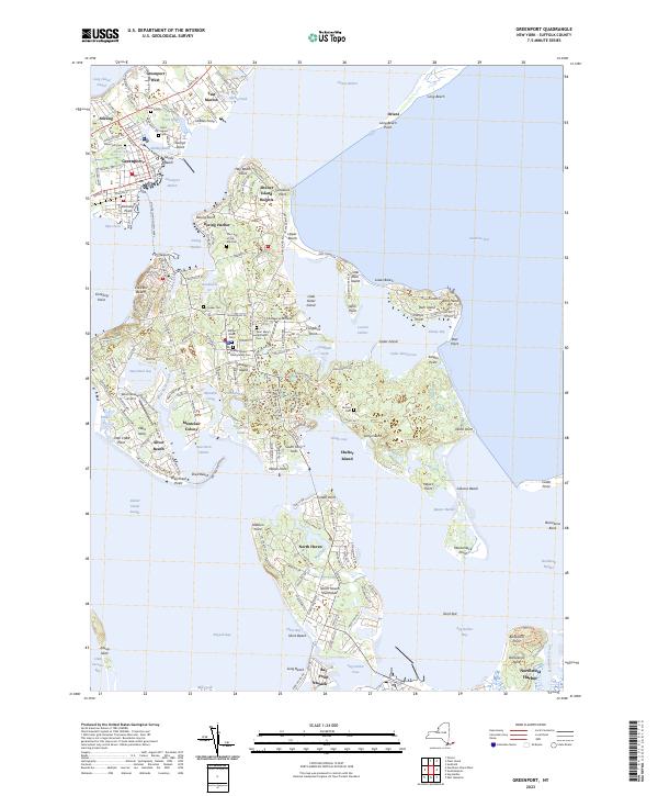 Greenport, NY — USGS 7.5-minute topo (2023)