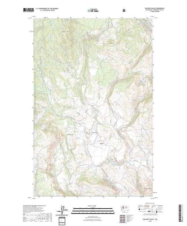 Chiliwist Valley, WA — USGS 7.5-minute topo (2023)