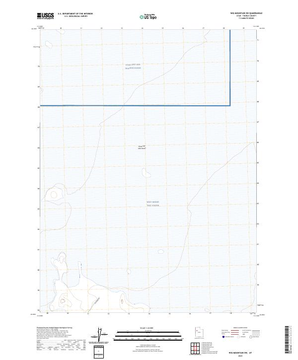 Wig Mountain SW, UT — USGS 7.5-minute topo (2023)