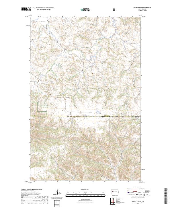 Figure 4 Ranch, ND — USGS 7.5-minute topo (2024)