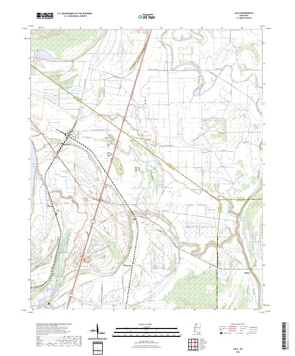 Lula, MS — USGS 7.5-minute topo (2024)