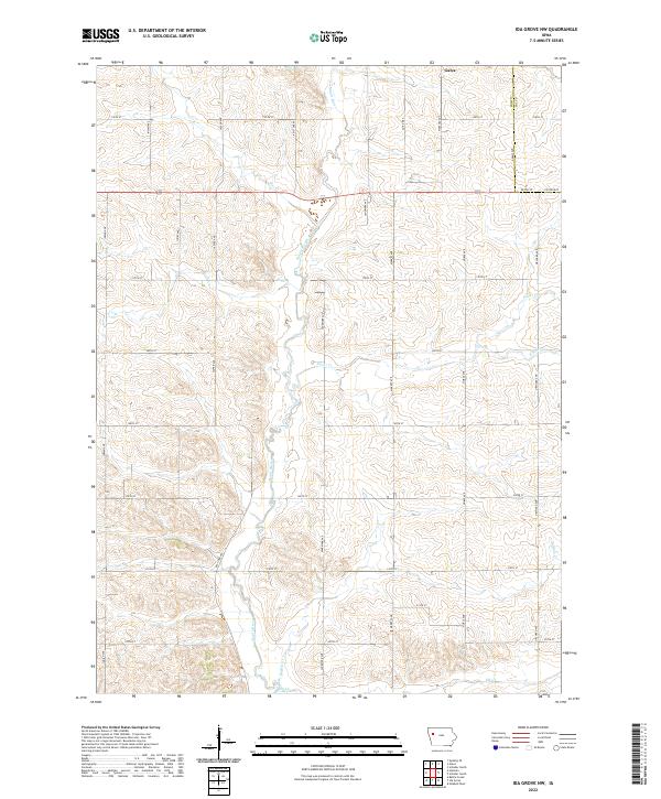Ida Grove NW, IA — USGS 7.5-minute topo (2022)