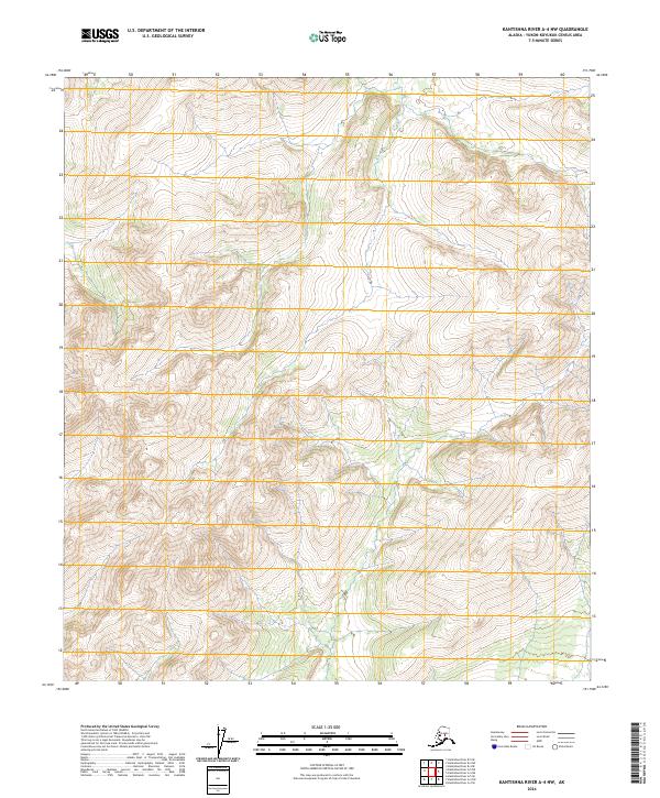 Kantishna River A-4 NW, AK — USGS 7.5-minute topo (2024)