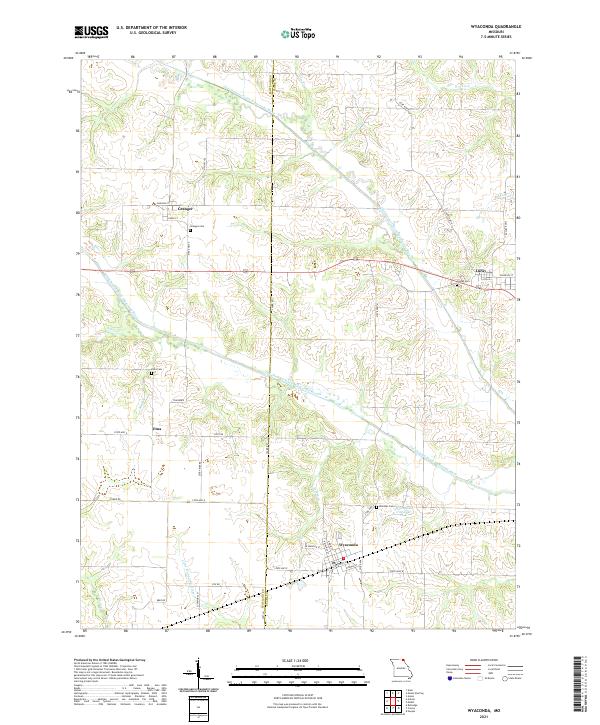 Wyaconda, MO — USGS 7.5-minute topo (2021)