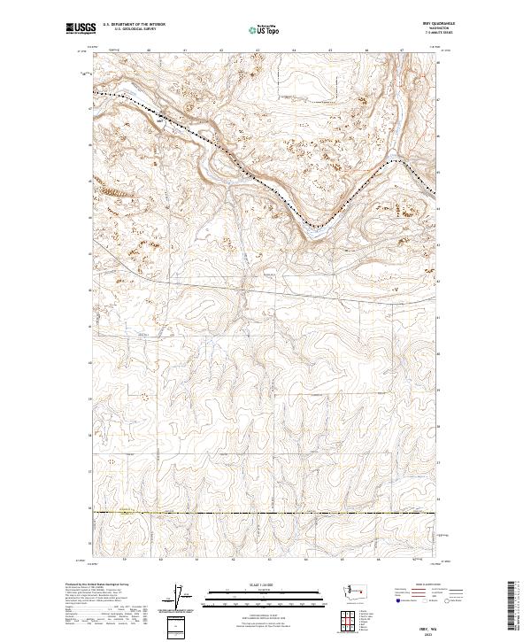 Irby, WA — USGS 7.5-minute topo (2023)