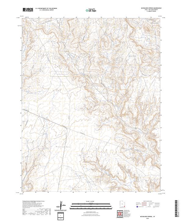 McCracken Spring, UT — USGS 7.5-minute topo (2023)