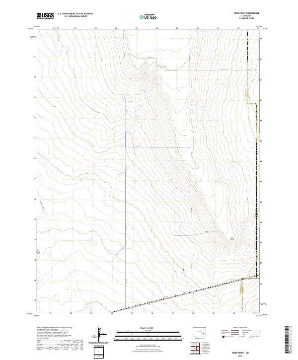 Todd Point, CO — USGS 7.5-minute topo (2022)