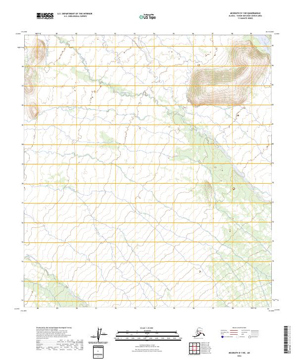 McGrath D-1 NE, AK — USGS 7.5-minute topo (2024)