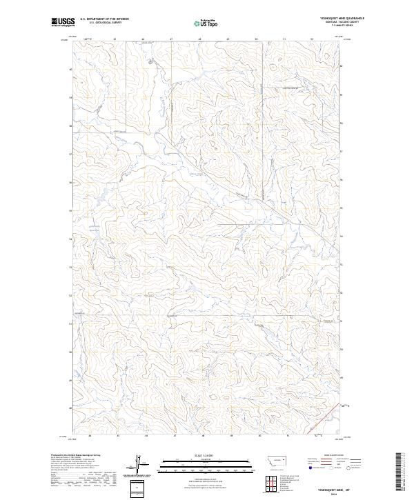 Youngquist Mine, MT — USGS 7.5-minute topo (2024)